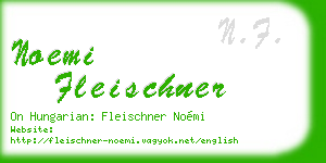 noemi fleischner business card